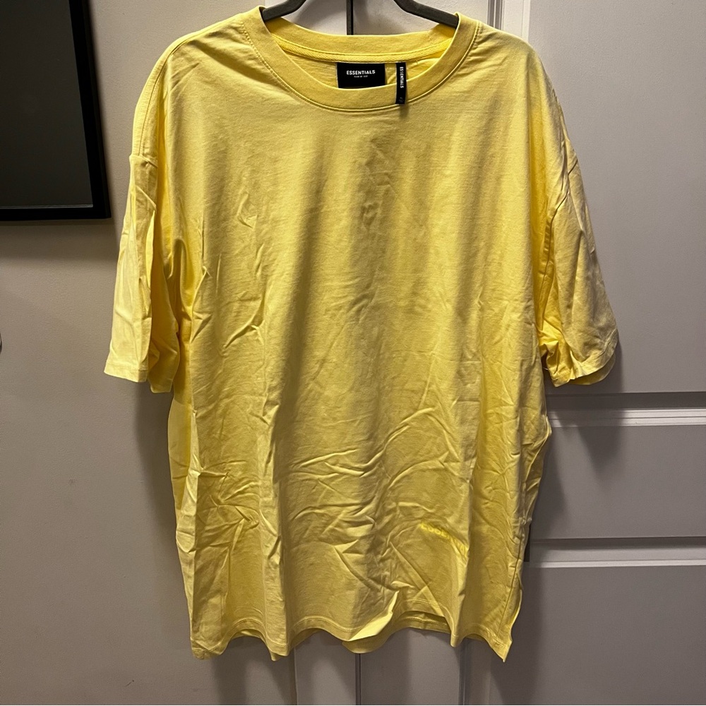 NWT Essentials Fear of God Yellow Shirt